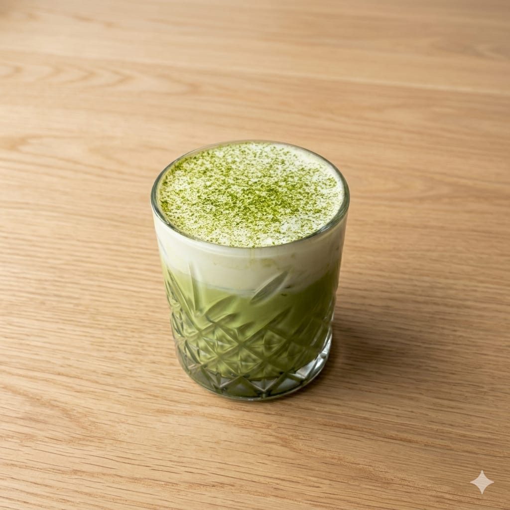 Iced Cloudy Matcha — JOIN bakery cold drinks, Al Qatif